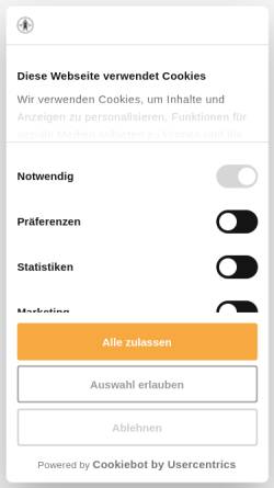 Vorschau der mobilen Webseite isermann-buffet.de, R. Isermann & Sohn - Partyservice / Schlachterei