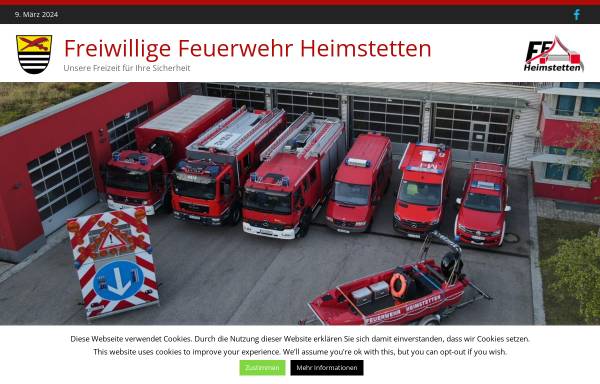 Vorschau von www.feuerwehr-heimstetten.de, Freiwillige Feuerwehr Heimstetten