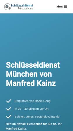 Vorschau der mobilen Webseite www.helpservice-muenchen.com, Schlüsseldienst München - Manfred Kainz