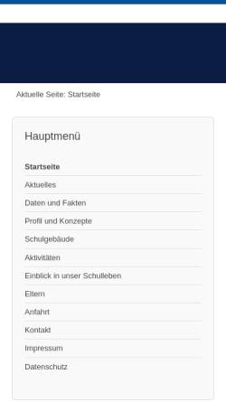 Vorschau der mobilen Webseite www.grundschule-luttum.de, Grundschule Luttum