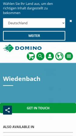 Vorschau der mobilen Webseite wiedenbach.com, Wiedenbach Apparatebau GmbH