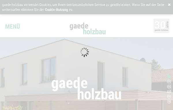 Vorschau von www.gaede-holzbau.de, Gaede Holzbau