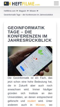 Vorschau der mobilen Webseite www.gi-tage.de, Münsteraner GI-Tage