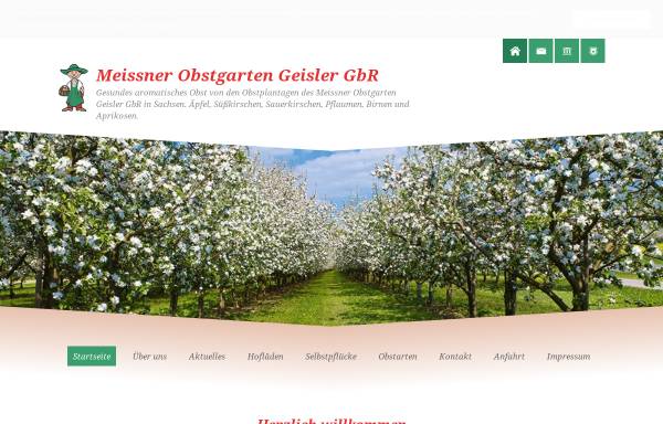 Vorschau von www.meissner-obstgarten-geisler.de, Meissner Obstgarten Geisler
