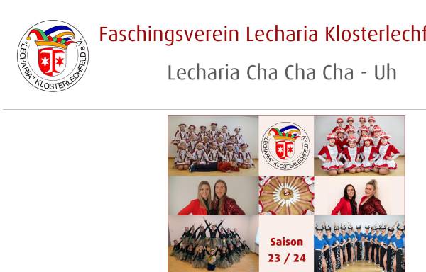 Vorschau von www.lecharia.de, Der Faschingsverein Lecharia Klosterlechfeld e.V.
