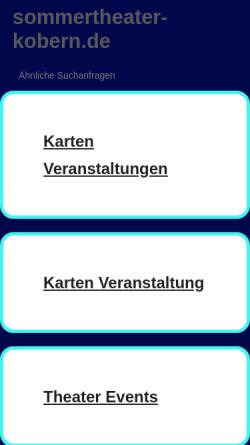 Sommertheater Kobern