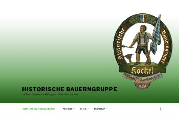 Vorschau von www.historische-bauerngruppe-kochel.de, Historische Bauerngruppe Kochel