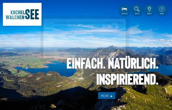 Vorschau von www.walchensee.de, Tourismus in Walchensee