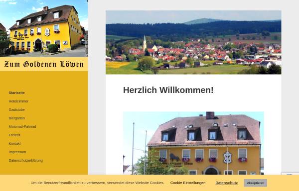 Vorschau von www.loewe-moosbach.de, Landgasthof Zum Goldenen Löwen
