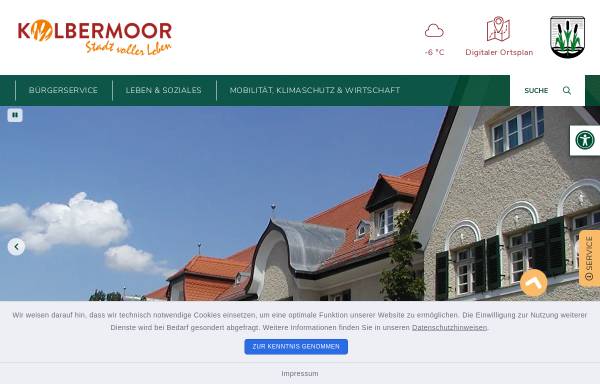 Vorschau von www.kolbermoor.de, Kolbermoor