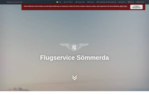 Vorschau von flugservice-soemmerda.de, Flugservice Sömmerda GmbH