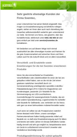 Vorschau der mobilen Webseite www.alu-werbetraeger.de, Soemtec GbR