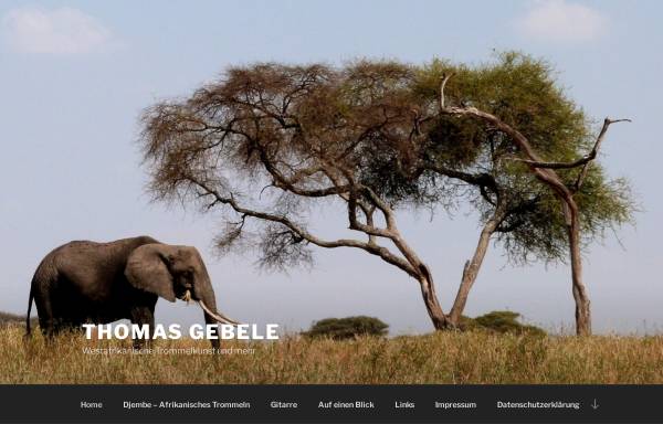 Djembe Afrikanisches Trommeln - Thomas Gebele