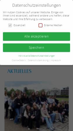 Vorschau der mobilen Webseite www.st-angela-schule.de, St. Angela-Schule
