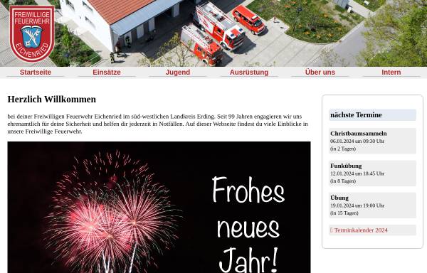 Vorschau von www.feuerwehr-eichenried.de, Freiwillige Feuerwehr Eichenried