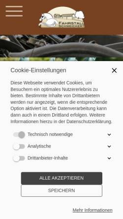 Vorschau der mobilen Webseite fahrteam-schweickert.de, Fahrteam Schweickert