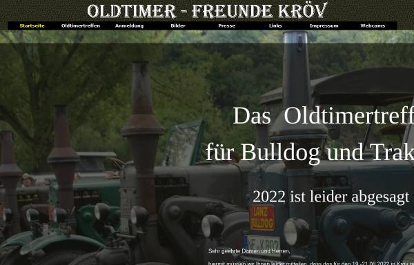 Vorschau von www.oldtimer-kroev.de, Oldtimer - Freunde