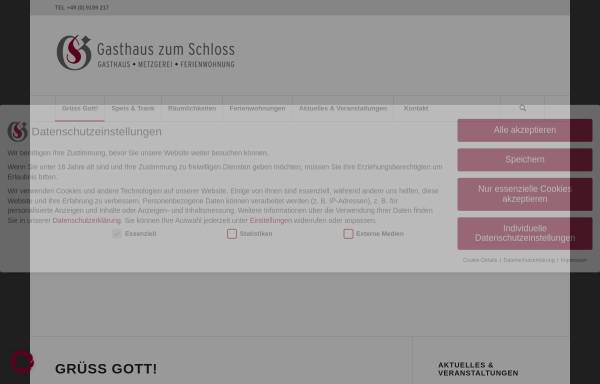 Vorschau von www.gasthaus-zum-schloss.de, Gasthaus zum Schloss