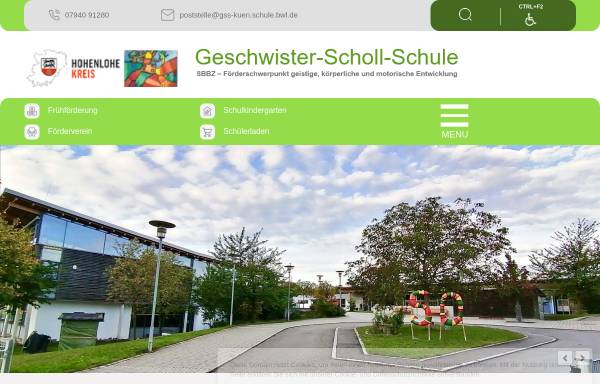 Vorschau von www.gss-kuenzelsau.de, Geschwister-Scholl-Schule Künzelsau