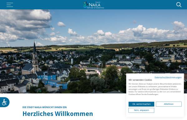 Vorschau von www.naila.de, Stadt Naila