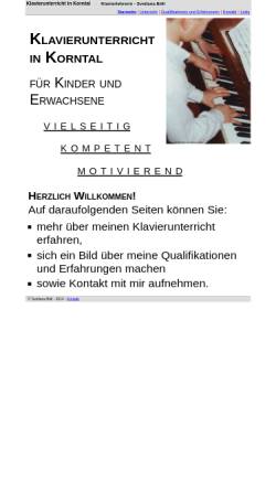 Vorschau der mobilen Webseite www.klavierklasse-boell.de, Böll, Svetlana