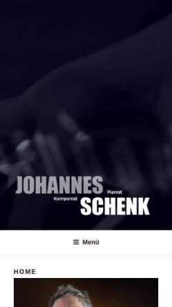 Vorschau der mobilen Webseite johannes-schenk.de, Schenk, Johannes