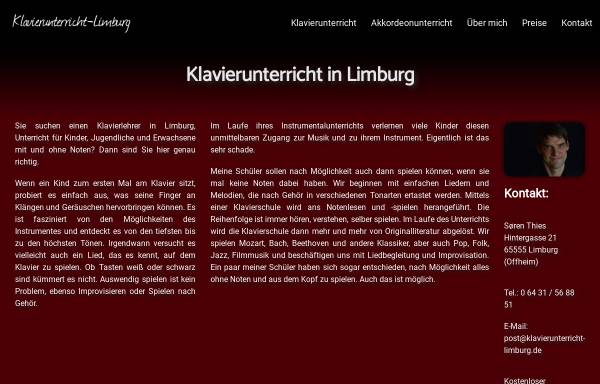 Vorschau von www.klavierunterricht-limburg.de, Thies, Sören