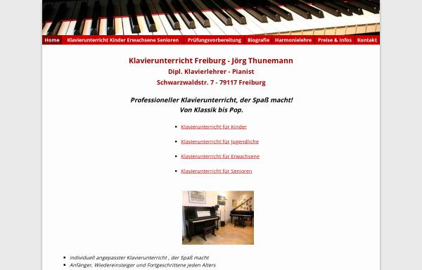 Vorschau von www.klavierunterricht-in-freiburg.de, Jörg Thunemann