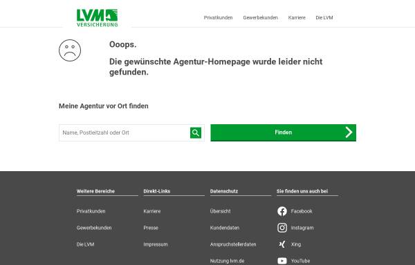 Vorschau von reinig.lvm.de, LVM-Versicherungen Matthias Reinig