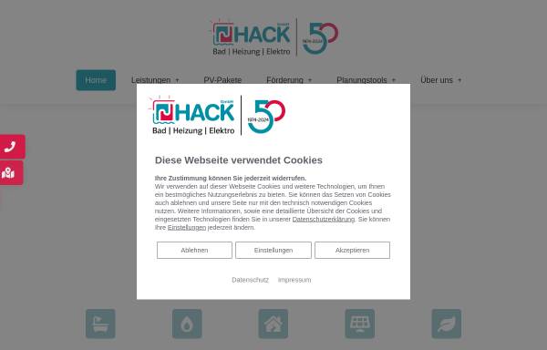 Vorschau von www.hackgmbh.de, Hack GmbH