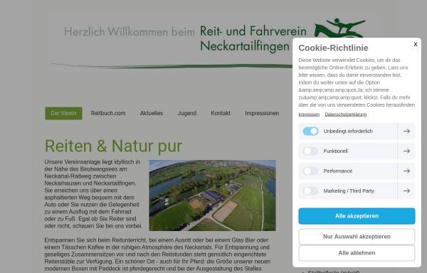 Vorschau von www.reitverein-neckartailfingen.de, Reit- und Fahrverein Neckartailfingen e.V.
