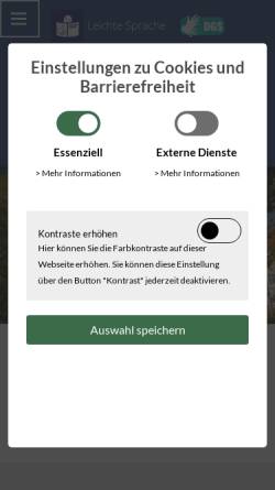 Vorschau der mobilen Webseite www.neresheim.de, Neresheim