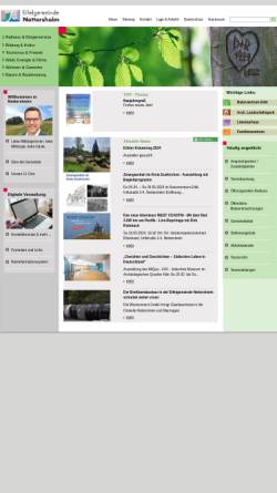 Vorschau der mobilen Webseite www.nettersheim.de, Gemeinde Nettersheim