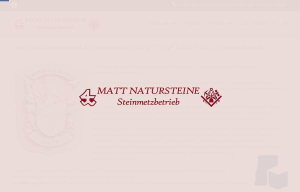 Ernst Matt Naturstein-Werkstätte