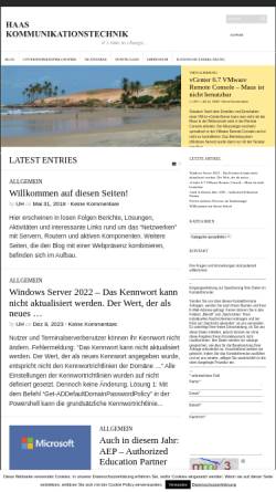 Vorschau der mobilen Webseite www.haaskom.de, Haas-Kommunikationstechnik