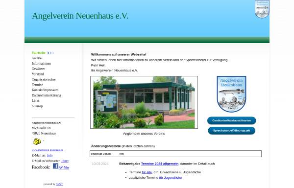 Vorschau von www.angelverein-neuenhaus.de, Angelverein Neuenhaus e.V.