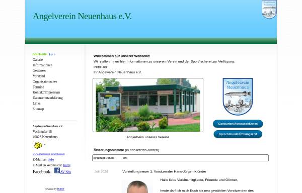 Vorschau von www.angelverein-neuenhaus.de, Angelverein Neuenhaus e.V.