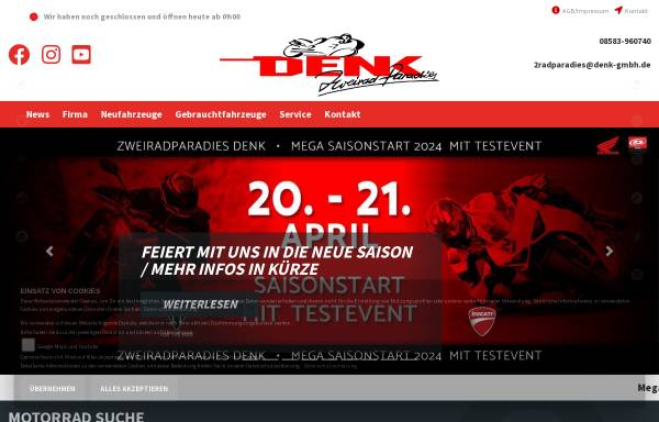 Vorschau von www.denk-gmbh.de, Denk GmbH