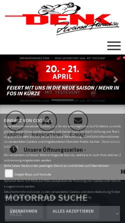 Vorschau der mobilen Webseite www.denk-gmbh.de, Denk GmbH