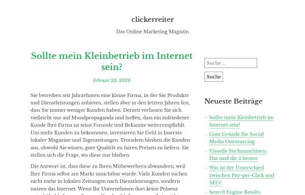 Vorschau von www.clickerreiter.de, Pferdetrainerin Christiane Müller