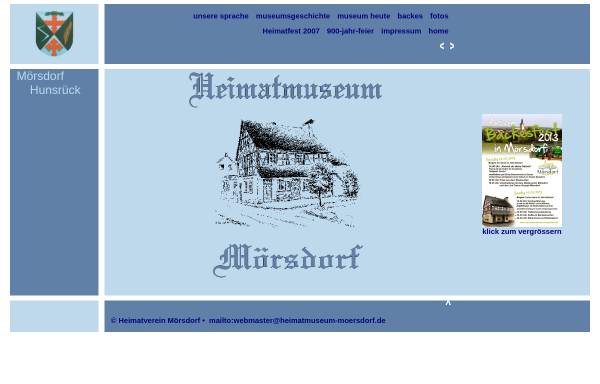 Vorschau von heimatmuseum-moersdorf.de, Heimatverein Mörsdorf