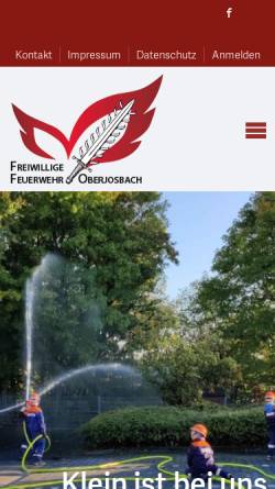 Vorschau der mobilen Webseite ff-oberjosbach.de, Freiwillige Feuerwehr Oberjosbach