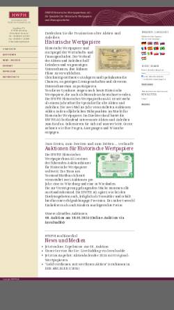 Vorschau der mobilen Webseite www.hwph.de, HWPH Historisches Wertpapierhaus AG