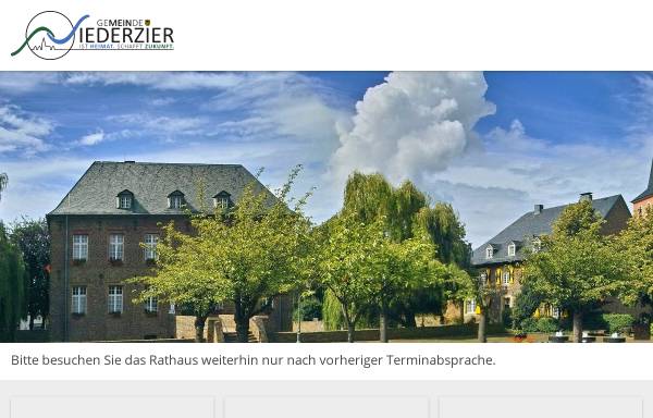 Vorschau von www.niederzier.de, Gemeinde Niederzier