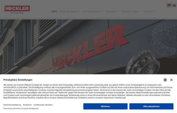 Vorschau von www.heckler.de, Heckler AG