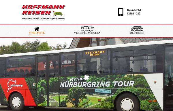 Vorschau von www.hoffmann-reisen.de, Hoffmann-Reisen