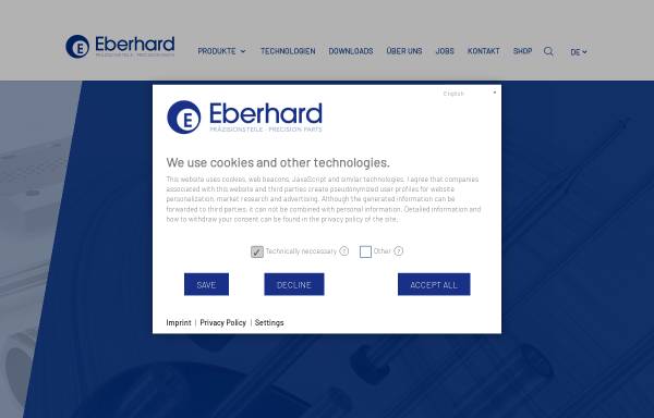 Vorschau von eberhard.de, Eberhard GmbH