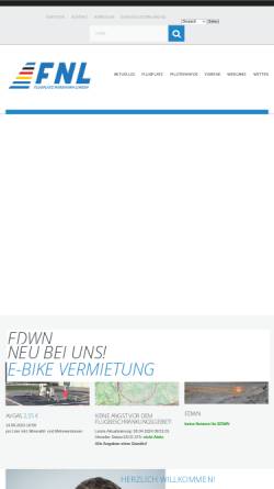Vorschau der mobilen Webseite www.flugplatz-nordhorn-lingen.de, Flugplatz Nordhorn-Lingen