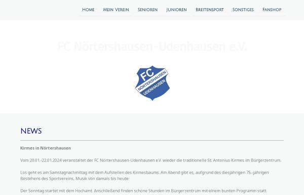 Vorschau von www.fcnu.de, FC Nörtershausen-Udenhausen