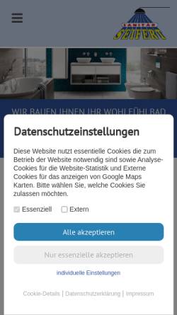 Vorschau der mobilen Webseite www.sanitaer-seifert.de, Sanitär-Seifert GmbH